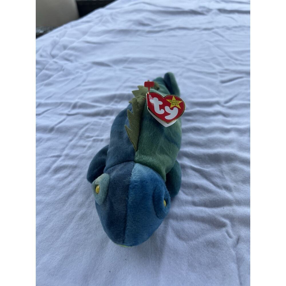 Ty Beanie Baby Collection 1997 6th Generation Iggy Seen With Hang Tag 5g